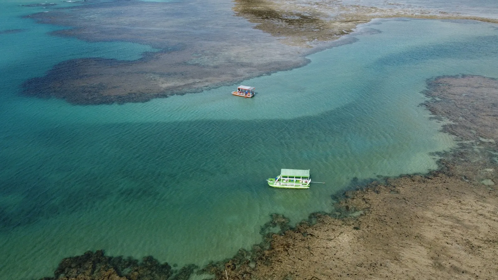 Piscinas naturais em Milagres, Alagoas, Brasil