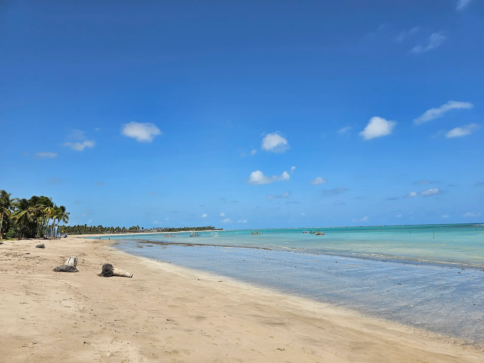 A praia de Tatuamunha, em Porto de Pedras, Alagoas