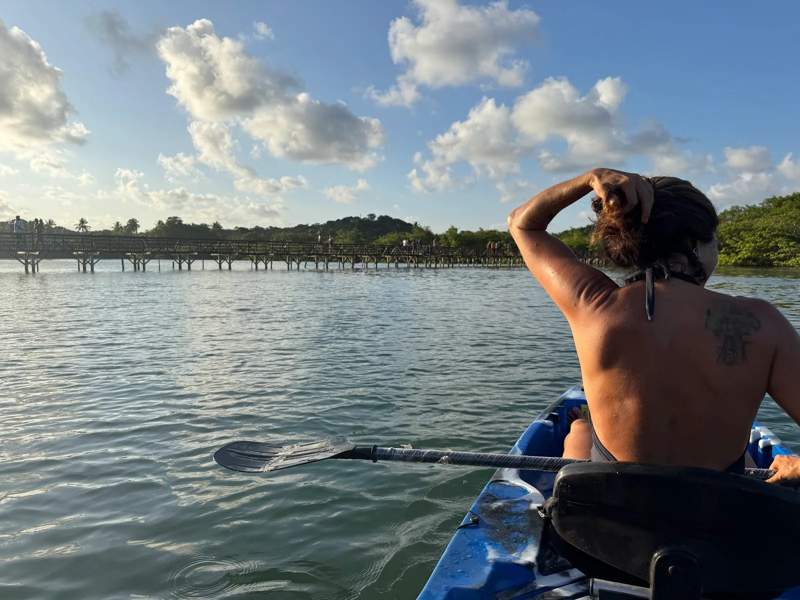Caiaque no rio Tatuamunha