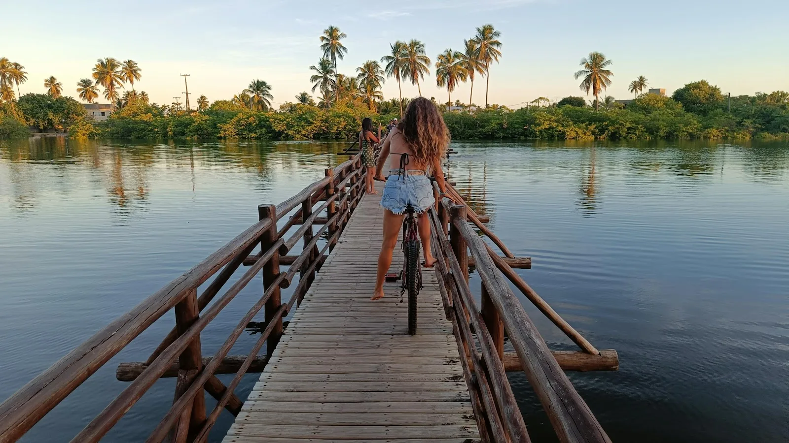 Ponte sobre o rio em Tatuamunha, Alagoas