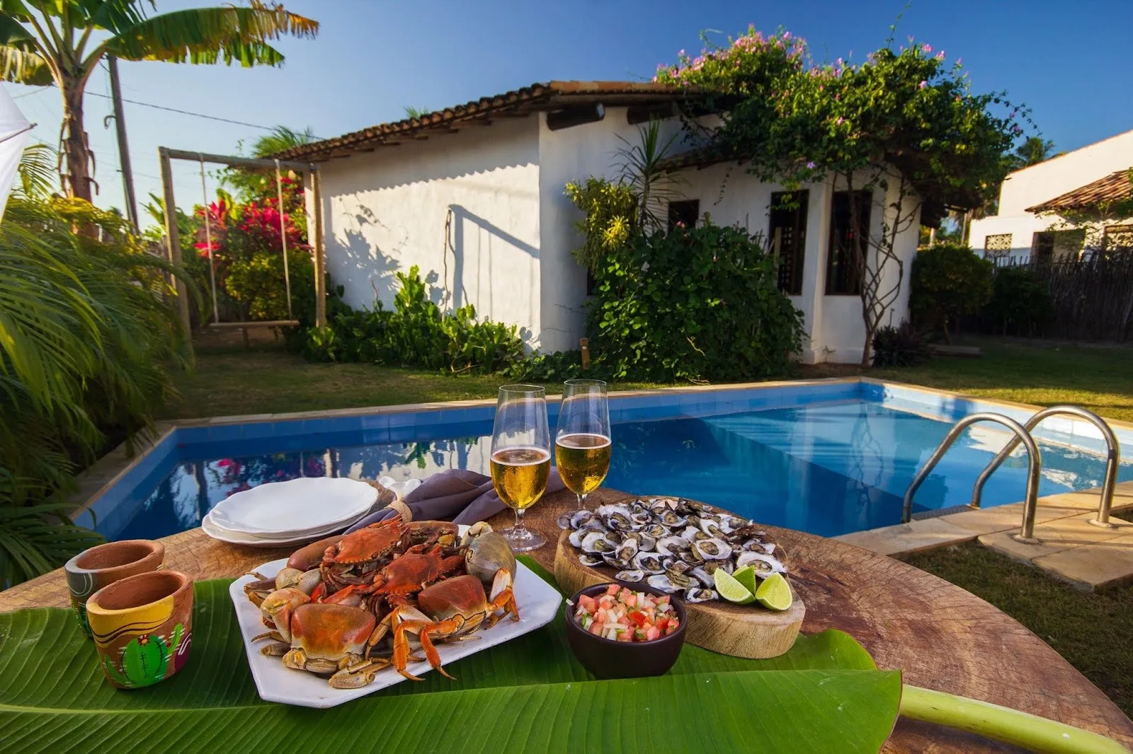 Peixe e frutos do mar da gastronomia da Rota Ecológica dos Milagres